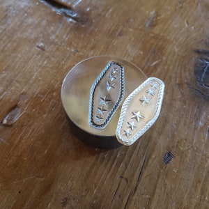 Impression Die - Fancy Stars & Rope Border Bale