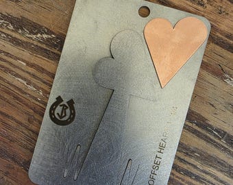 OFFSET Heart 1 3/4" Pancake Die