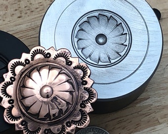 Impression Die - Windmill Concho 1.5 inch
