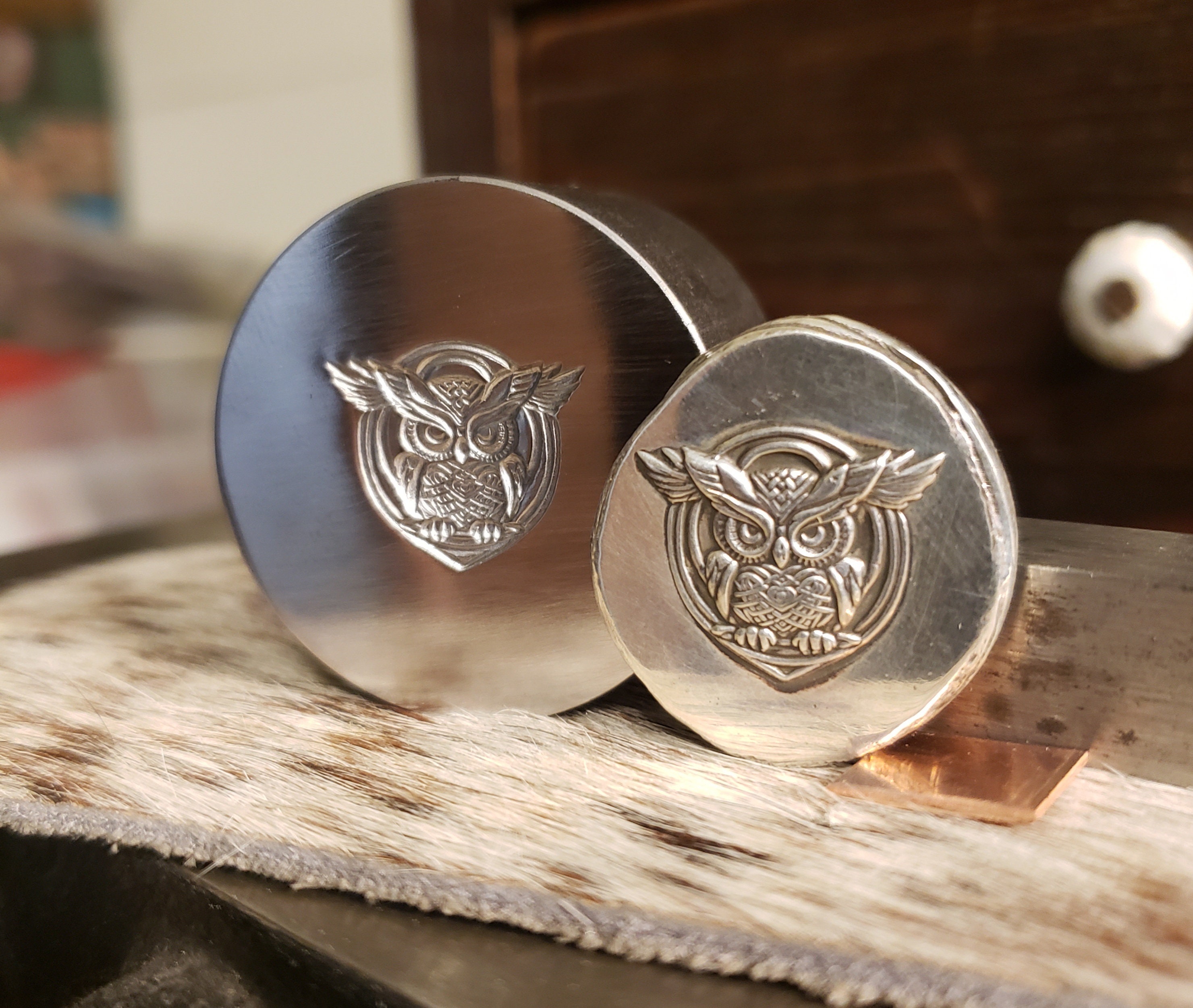 Impression Dies - Owl/ Archimedes