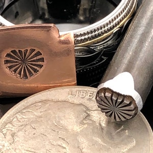 Radiant Heart Metal Stamp