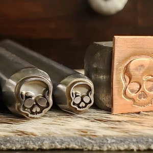 Skully Metal Stamp