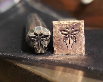 Desert Butterfly Stamp, 10mm High-Carbon Steel Stamp
