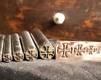 Maltese Cross- Metal Stamp