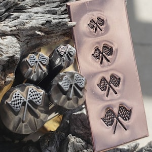 Checkered Flag- Metal Stamp