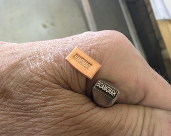 Hallmark Stamp- Handmade, Handmade with Love or Hand Forged
