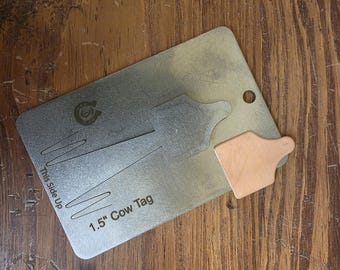 Cow Tag Pancake Die 1.5x1 1/8