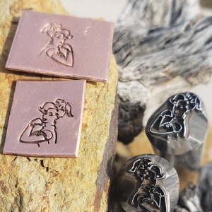 Blondie the Riveter Metal Stamp
