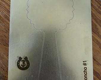 3 inch Round Concho Pancake Die #1