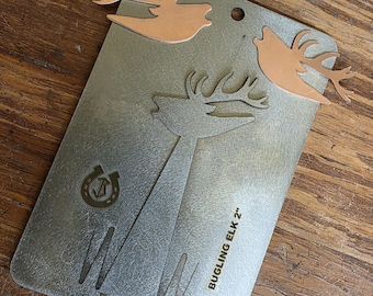 BUGLING ELK Pancake Die 2"