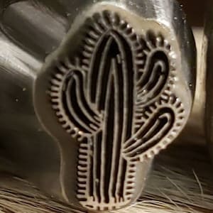 Saguaro Cactus Metal Stamp, Jewelry Making Tool