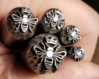 Queen Bee- Metal Stamp