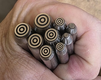 Bullseye/Target Metal Stamp