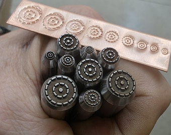 DASH Bullseye/Target Accent Metal Stamp