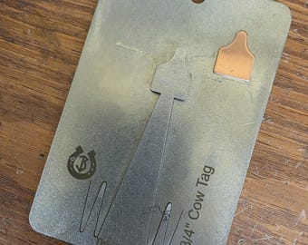Cow Tag Pancake Die 3/4"