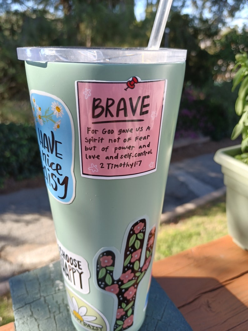 2024 Word of the Year Vinyl Sticker Personalized One Little Word