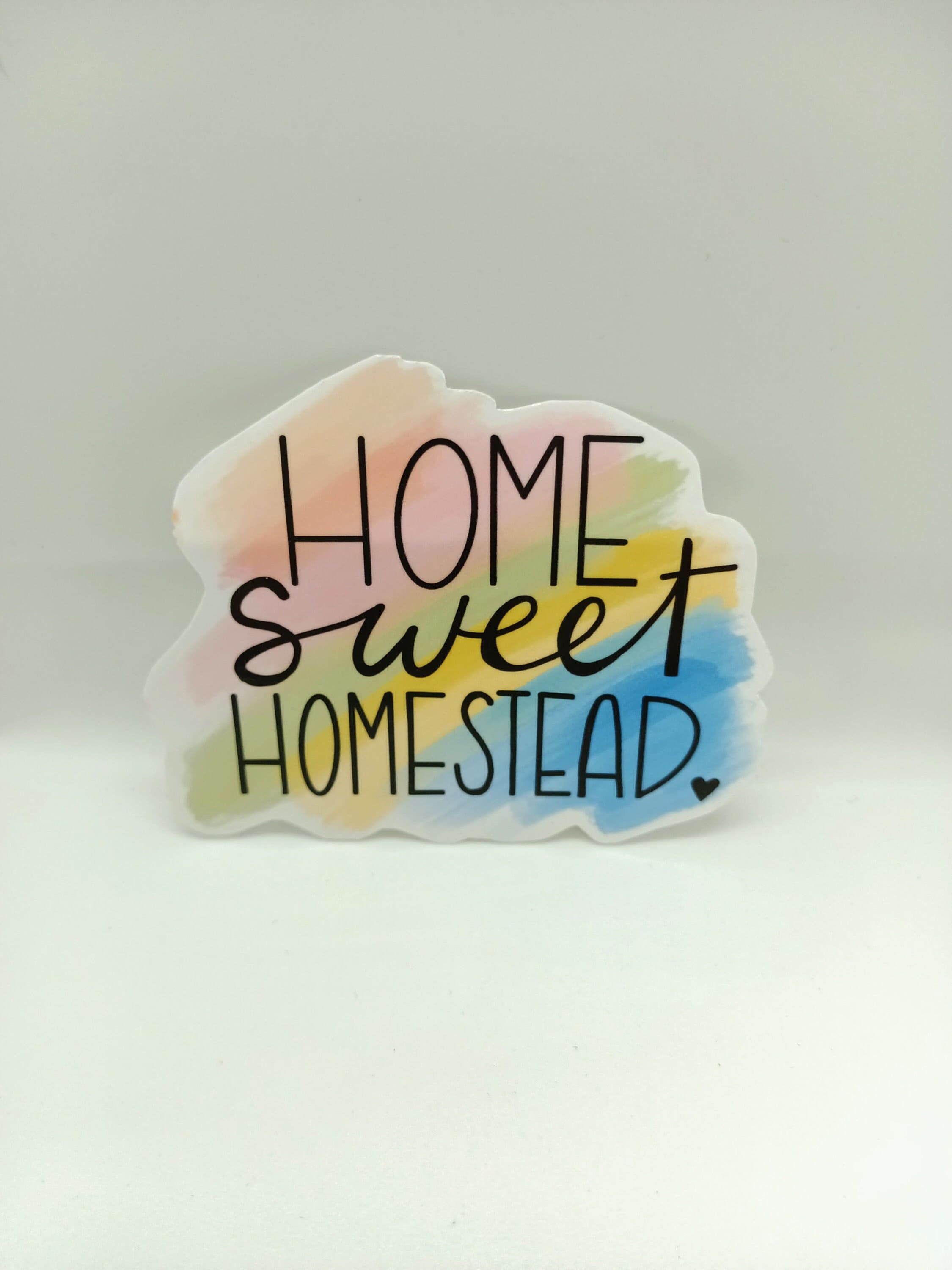 Homestead Sticker Vinyl Home Sweet Homestead Water Bottle - Etsy