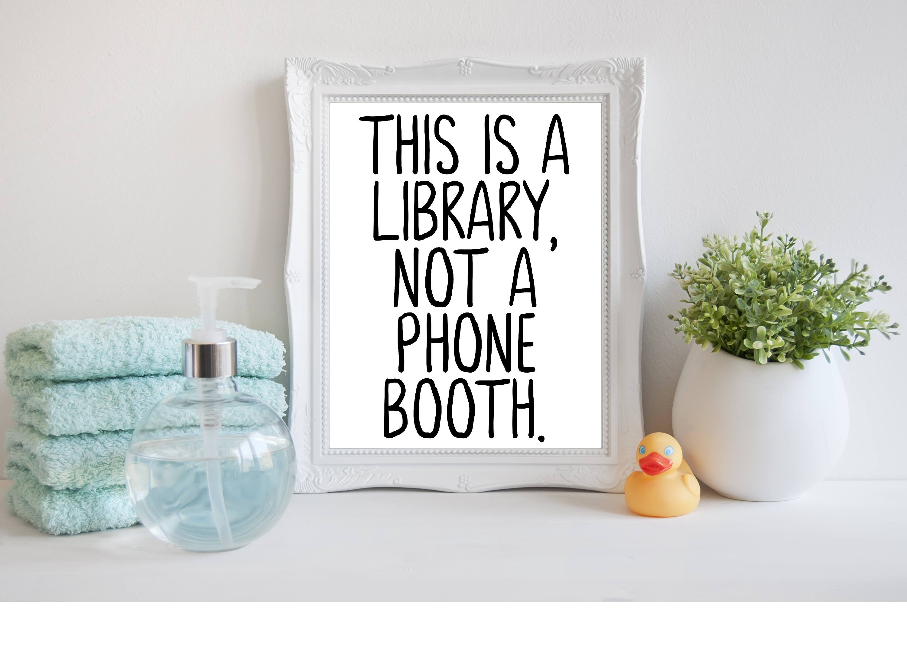 Impresión de cuarto de baño baño pared arte Digital imprimir | Etsy