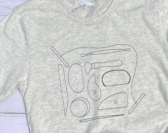 Ceramics Tools Art Shirt: Unisex Art Teacher T-Shirt