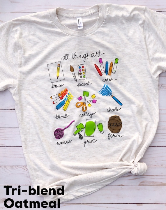 The One Where I Teach Art T-Shirt The One Where I Teach Art T-Shirt