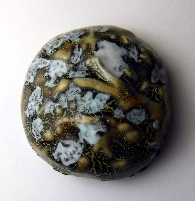 Jewelry Supplies Handmade Cabochon #777 Raku Cabochon Porcelain Ceramic Tile