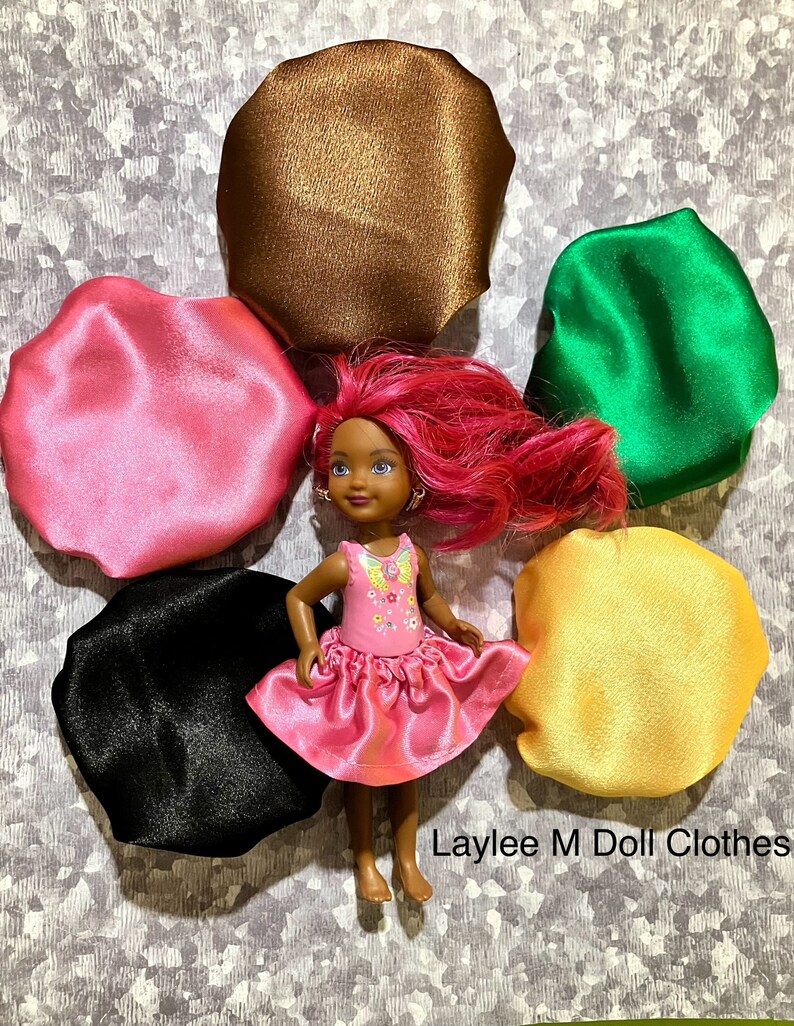 Doll Clothes Little Doll Bonnets by Laylee M Doll Clothes Free shipping in USA image 3