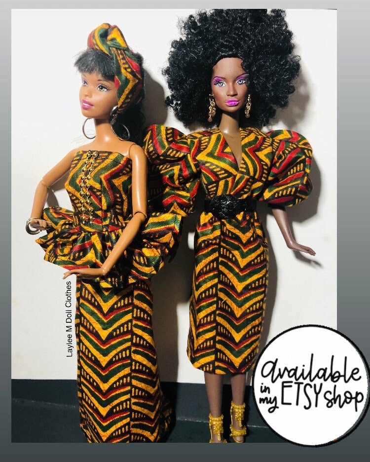 African sale doll clothes
