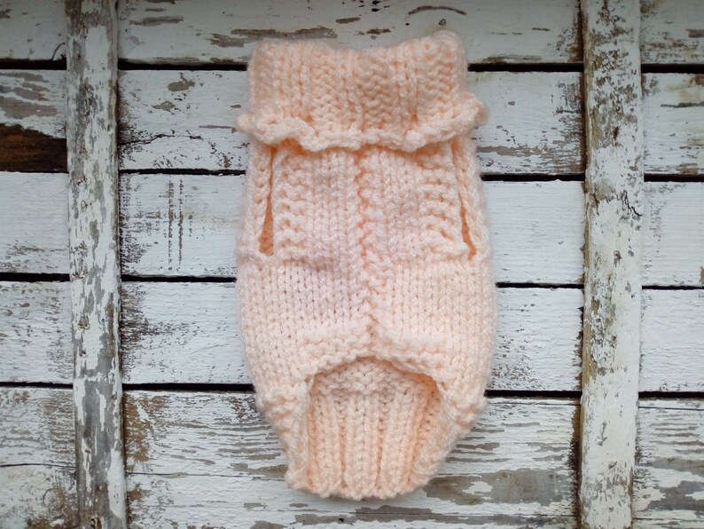 XXS xs s m l xl XXL Rose Pink Dog Sweater Clothing for Dog Etsy