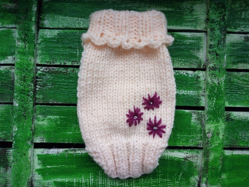 XXS xs s m l xl XXL Rose Pink Dog Sweater Clothing for Dog Etsy