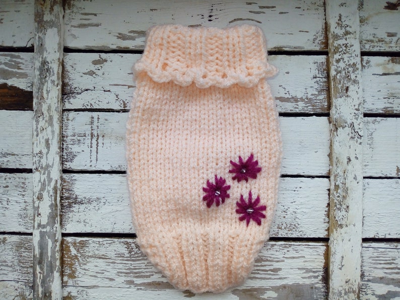 XXS xs s m l xl XXL Rose Pink Dog Sweater Clothing for Dog Etsy