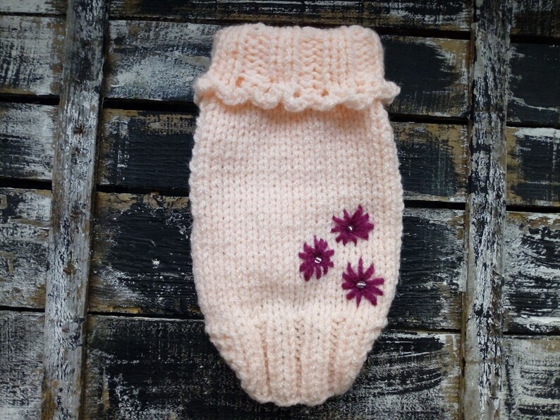 XXS xs s m l xl XXL Rose Pink Dog Sweater Clothing for Dog Etsy