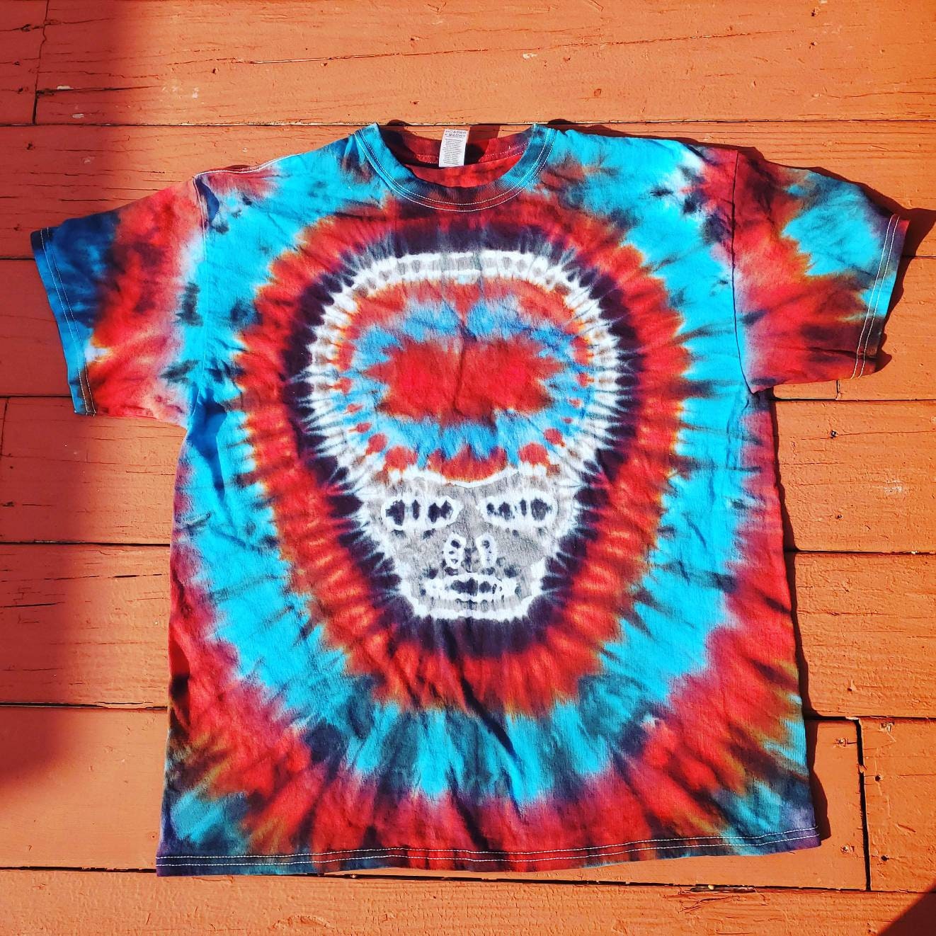 how to make a skull tie dye shirt