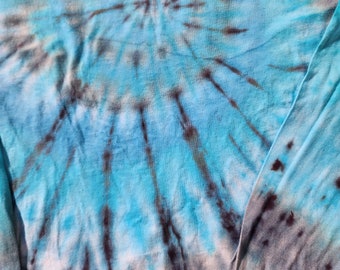 3XL Tie Dye Long Sleeve Shirt: Handmade Cotton Tee