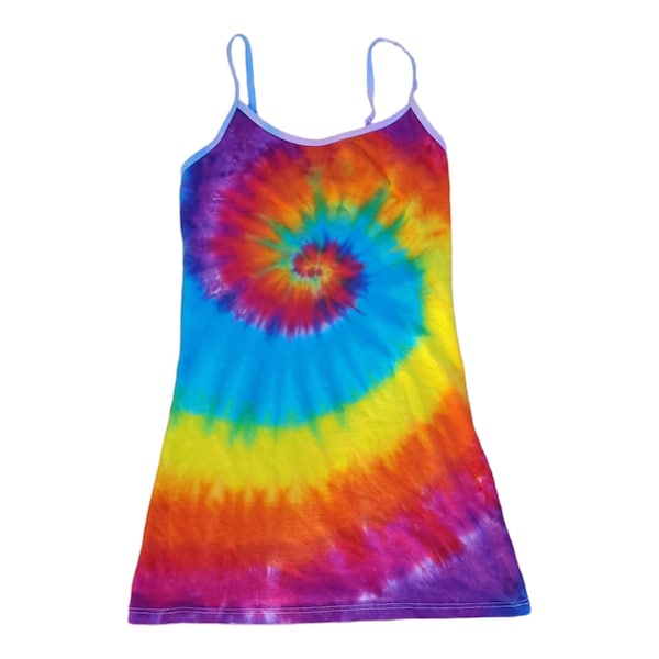 Rainbow Tie Dye Tank Top - Womens Tank Top - Tie Dye Tanks - Rainbow Tank