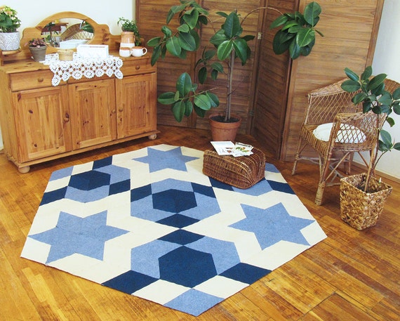 Snowflake 3in1 Puzzle Area Rug By Recycled Industrial Felt Etsy Snowflake 3in1 Puzzle Area Rug By Recycled Industrial Felt Etsy
