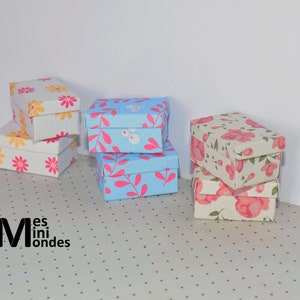 Lot de 3 boites de rangement miniatures