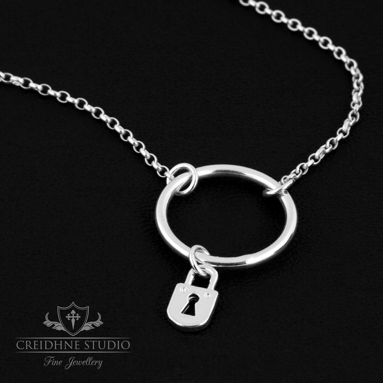 Couples Padlock Day Collar and Key Set Sterling Silver Very Etsy