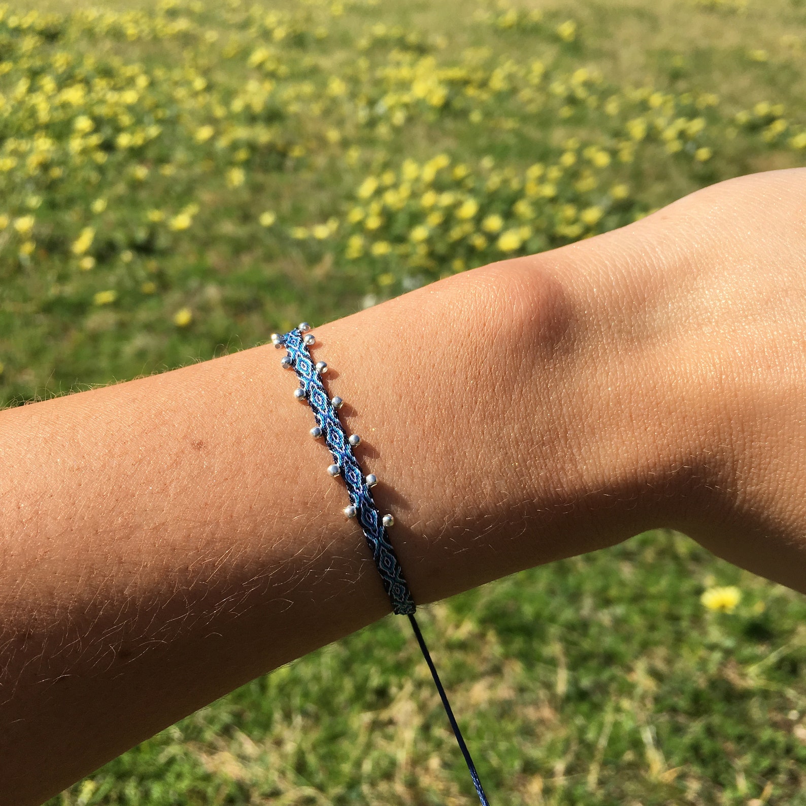 Aire Handmade Woven Bracelets With Silver Etsy