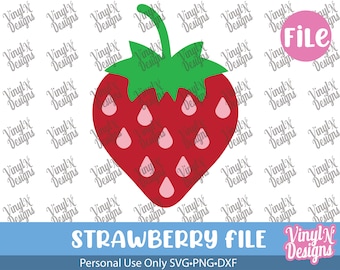 Strawberry Svg, Decal,Sticker,DXF