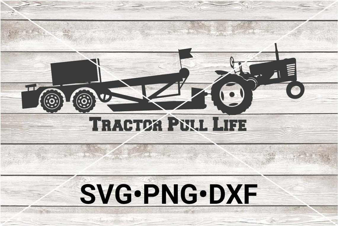 Tractor Pull Svg Decal Sticker | Etsy