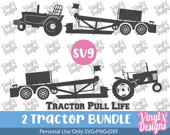 Tractor Pull Svg Bundle, Decal Sticker