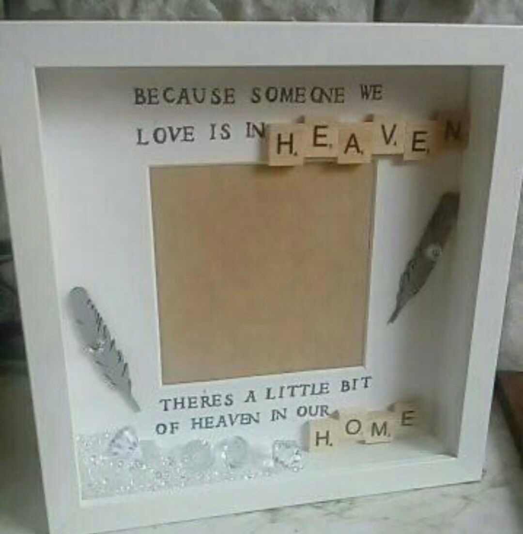 Heaven Framewith Photo Etsy