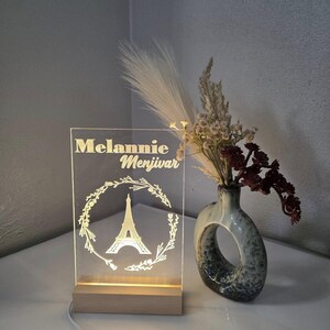 Night Light, Kids Bedroom nightlight, Nursery Night Light, Custom made,  Personalized Night Light, Childs Playroom, Gift For Kids, LED light