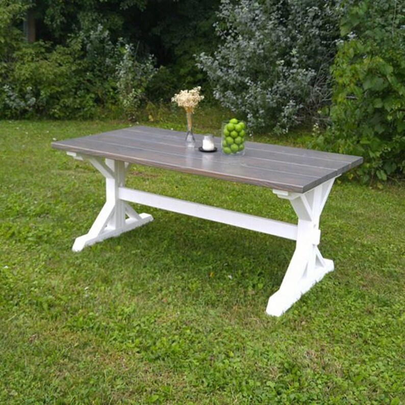 Farm House Table with Bench Farmhouse Table with Bench Etsy