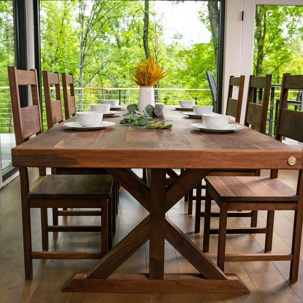 Solid Wood Extendable Table Etsy