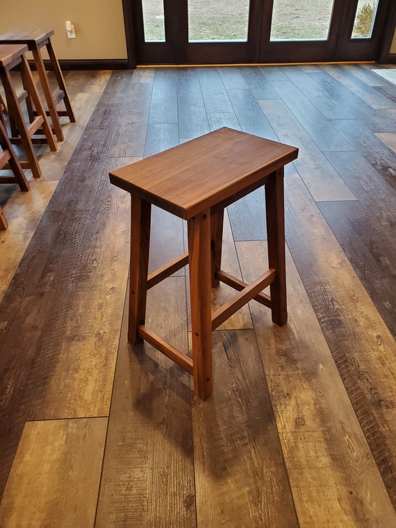 Bar Stool Walnut Bar Stool Saddle Seat Bar Stools Shaker Style