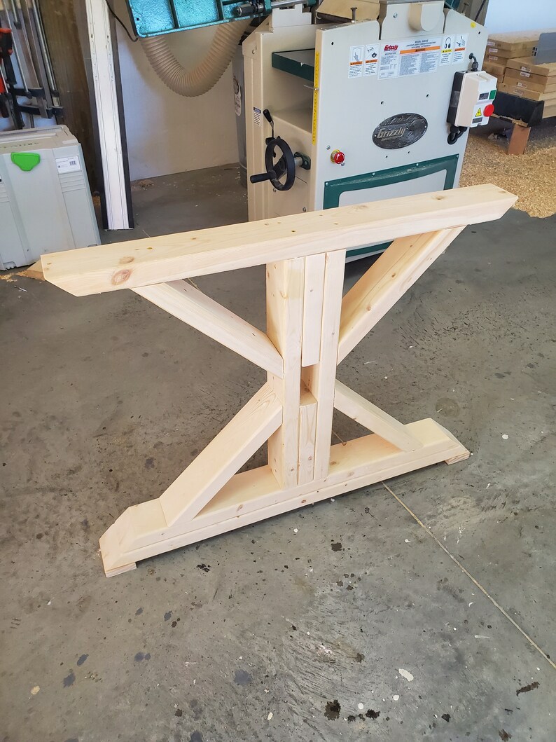 Traditional Table Legs Trestle Legs Unfinished Table Legs Etsy