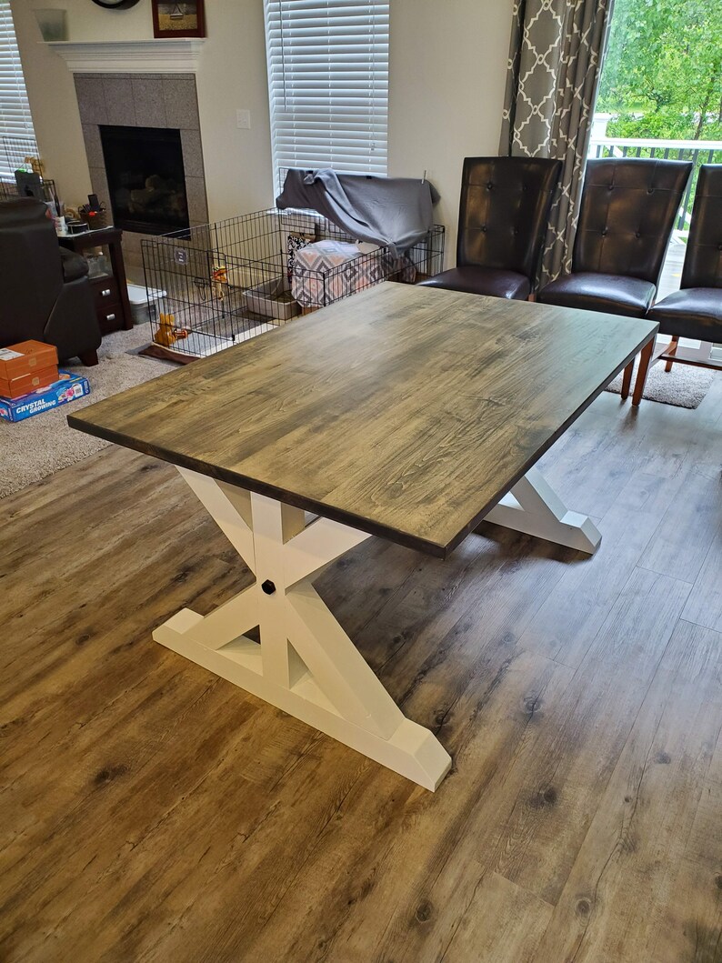 MAPLE Farm Table Maple Dining Table Farm House Table Etsy