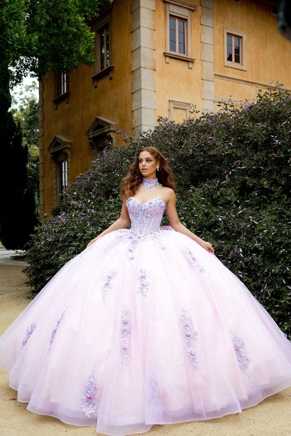 pink and purple quince dress Quinceanera Dress Lilac | Girl Dress Lilac