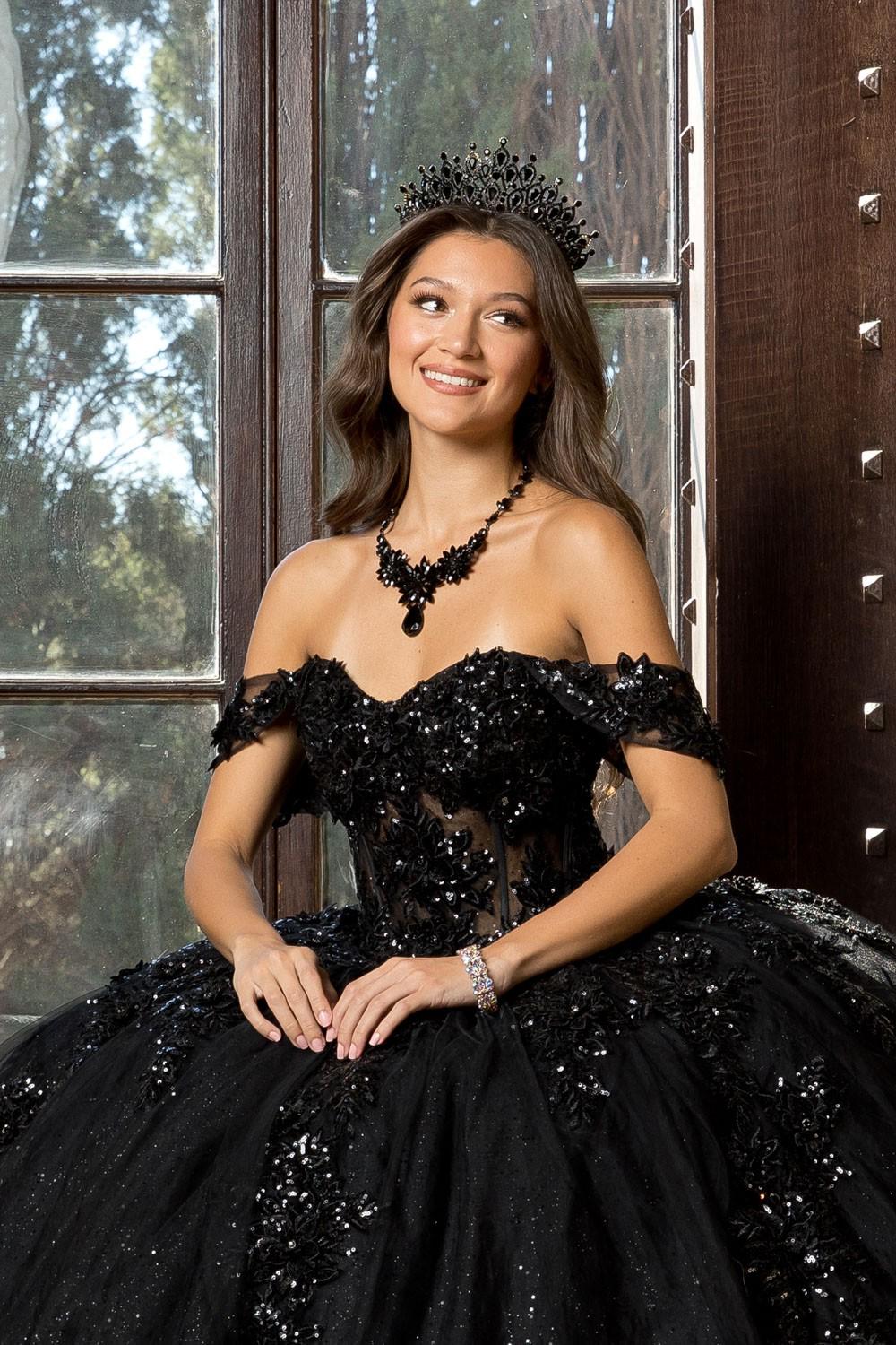 Quinceanera Dress, Black